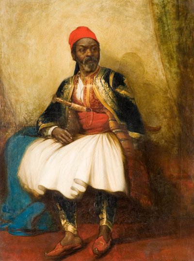 Portrait of a Moor in National Costume by Thomas Kent Pelham